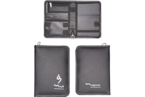 REFSTUFF REFSCORER RefSorganiser – Football Soccer Referee Match Equipment Data Wallet Organiser (Empty - no Equipment Included)