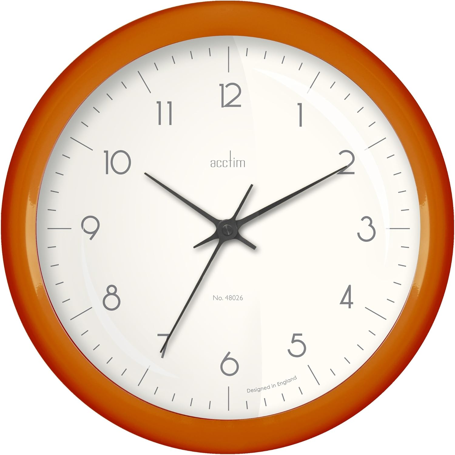 Acctim 29470 Chiltern 24cm Wall Clock in Orange Amazon.co.uk Kitchen