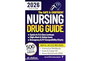 The Safe & Confident Nursing Drug Guide: Fast Drug Lookups, Nursing Implications, and Real-World Safety Tools to Ensure Error-Free Practice, Save Time, and Ace Exams Without Overwhelm