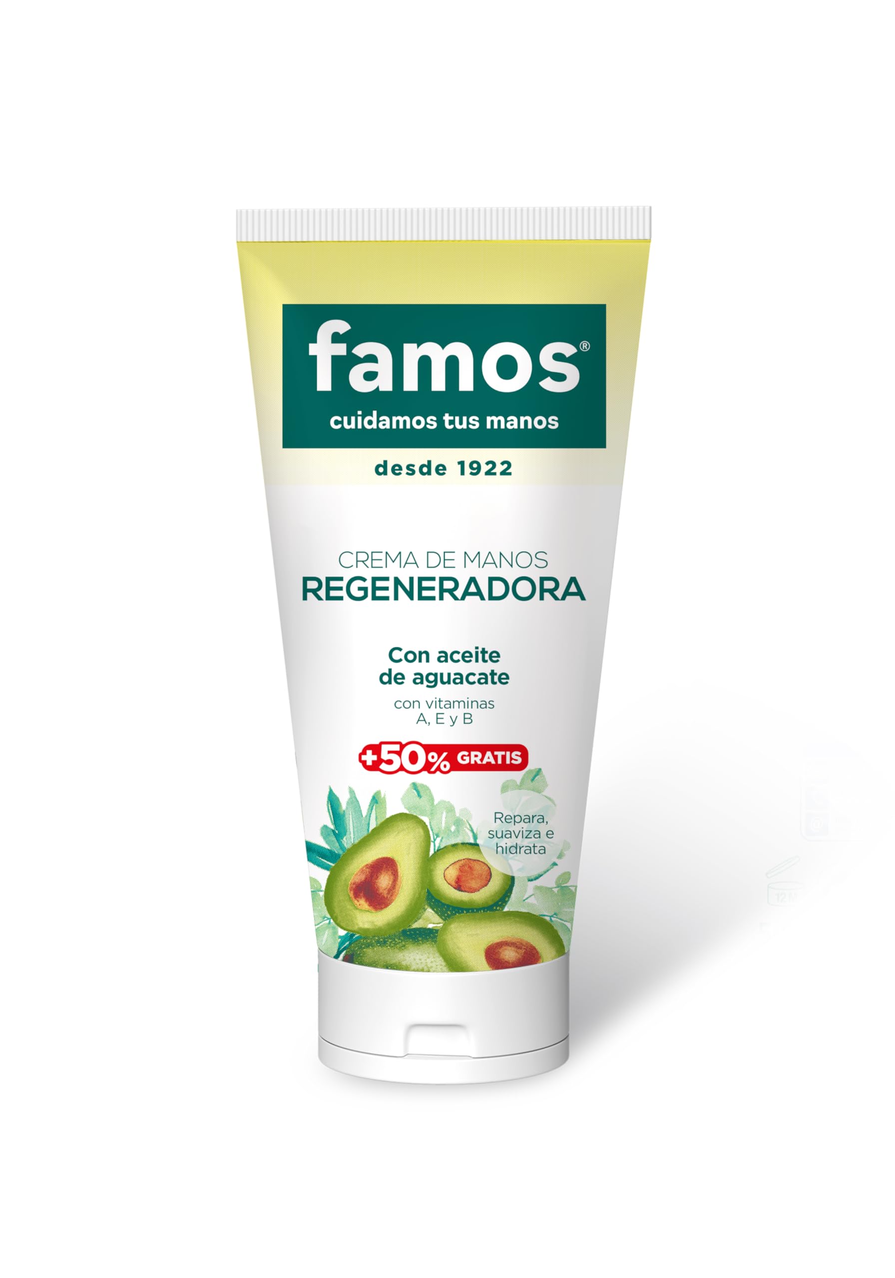 Cosmãtica Corporal Famos Hand Cream Regenerating Avocado Oil 75 ml – Kilograms