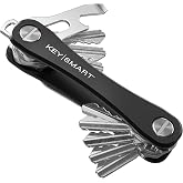 KeySmart Rugged Keychain Multitool Key Holder, Up to 14 Keys | Key Organizer for EDC. Expandable, Durable Build, Reduces Key Chain Bulk &amp; Jingle, Pocket Clip &amp; Bottle Opener Included