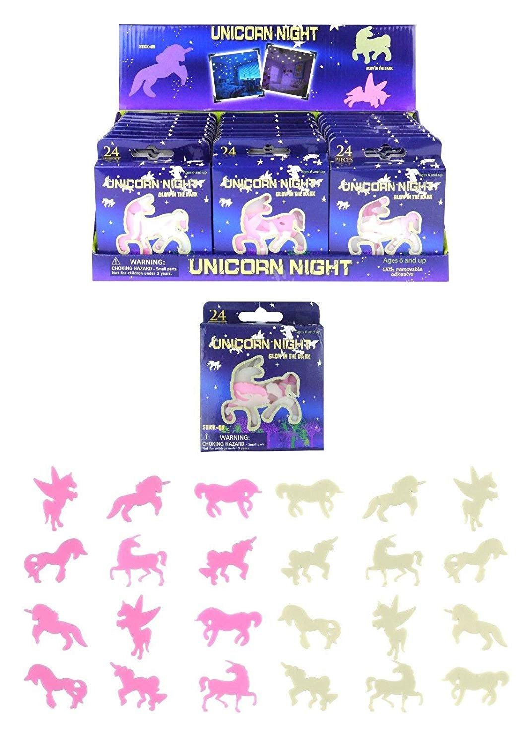 Henbrandt Unicorn Night Glow in the Dark Stickers