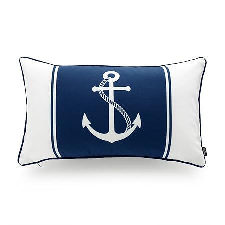 Hofdeco Decorative Cushion Cover Outdoor Water Resistant Canvas