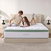 Queen Mattress,12 Inch Queen Size Mattress in a Box,Medium Firm,Memory Foam Hybrid Mattress,with Individual Pocket Spring for Motion Isolation & Silent Sleep & Pressure Relief, CertiPUR-US Certified