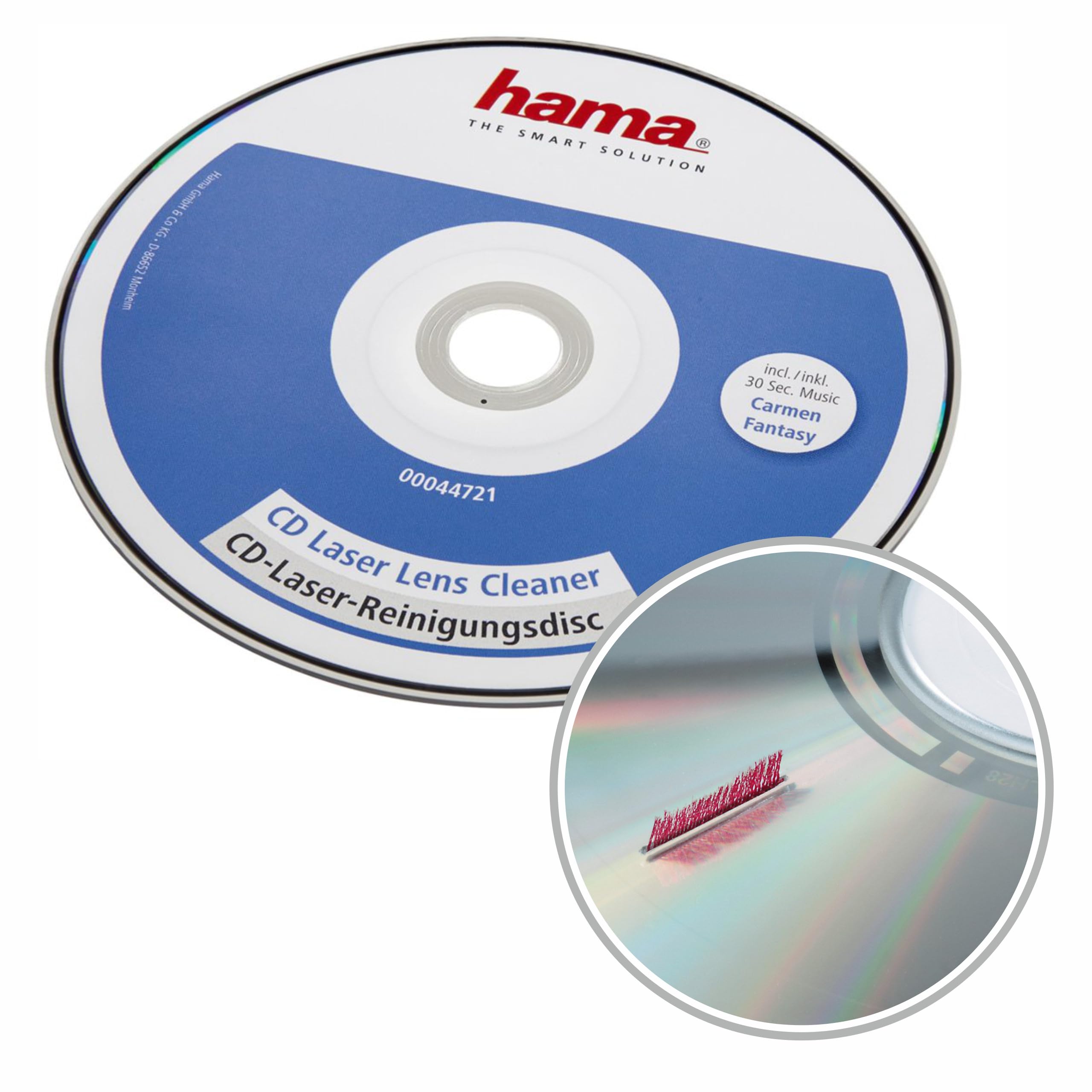 Hama CD Laser Lens Cleaner | For Cleaning of the Laser Optics In a CD Player