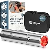 Lifepro Infrared & Red Light Therapy for Body Joints & Muscles Wellness Support, Portable Red Light Therapy Device, Near Infrared Light Therapy for Body & Face - Use 3 wavelengths