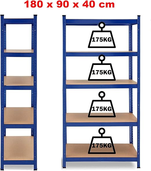 Hochleistungs Metallgaragenregal Regalregal Lagerregal Bolzenloses