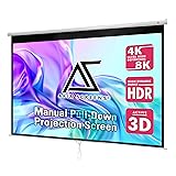 Akia Screens 100 inch Projector Screen Pull Down