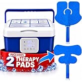 [CBL] Programmable Cold Therapy Machine, Ice Machine for Knee After Surgery with Knee &amp; Shoulder Pads, Ice Water Circulation System, Quiet Pump, Timer &amp; Flow Control, Post-Surgery Pain Relief