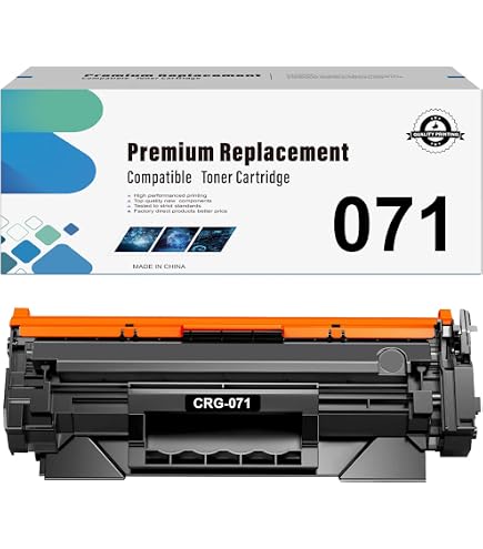 Amazon.com: LAIPENG 071 CRG071 Toner Cartridge Black 5645C001
