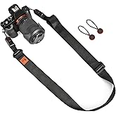 Camera Neck Strap with Quick Release Buckles, Nylon Camera Strap Adjustable from 31.5-51 inch Shoulder Strap Compatible with 