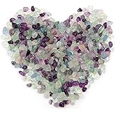 Fluorite Loose Gemstone Beads,5-8mm Natural Irregular Chips with Drilled Hole for Jewelry Making Supplies,DIY Bracelet Necklace,400pcs (2 Strands)