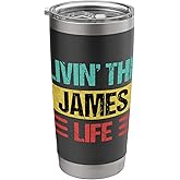 James Name Stainless Steel Insulated Tumbler