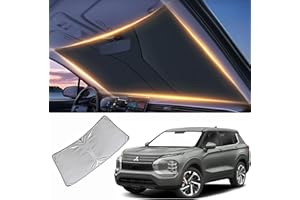 LZYYQX Windshield Sun Shade for Mitsubishi Outlander Front Window Shades Cover for 2011-2024 Outlander Windshield Sun Visor Protector Car Accessories