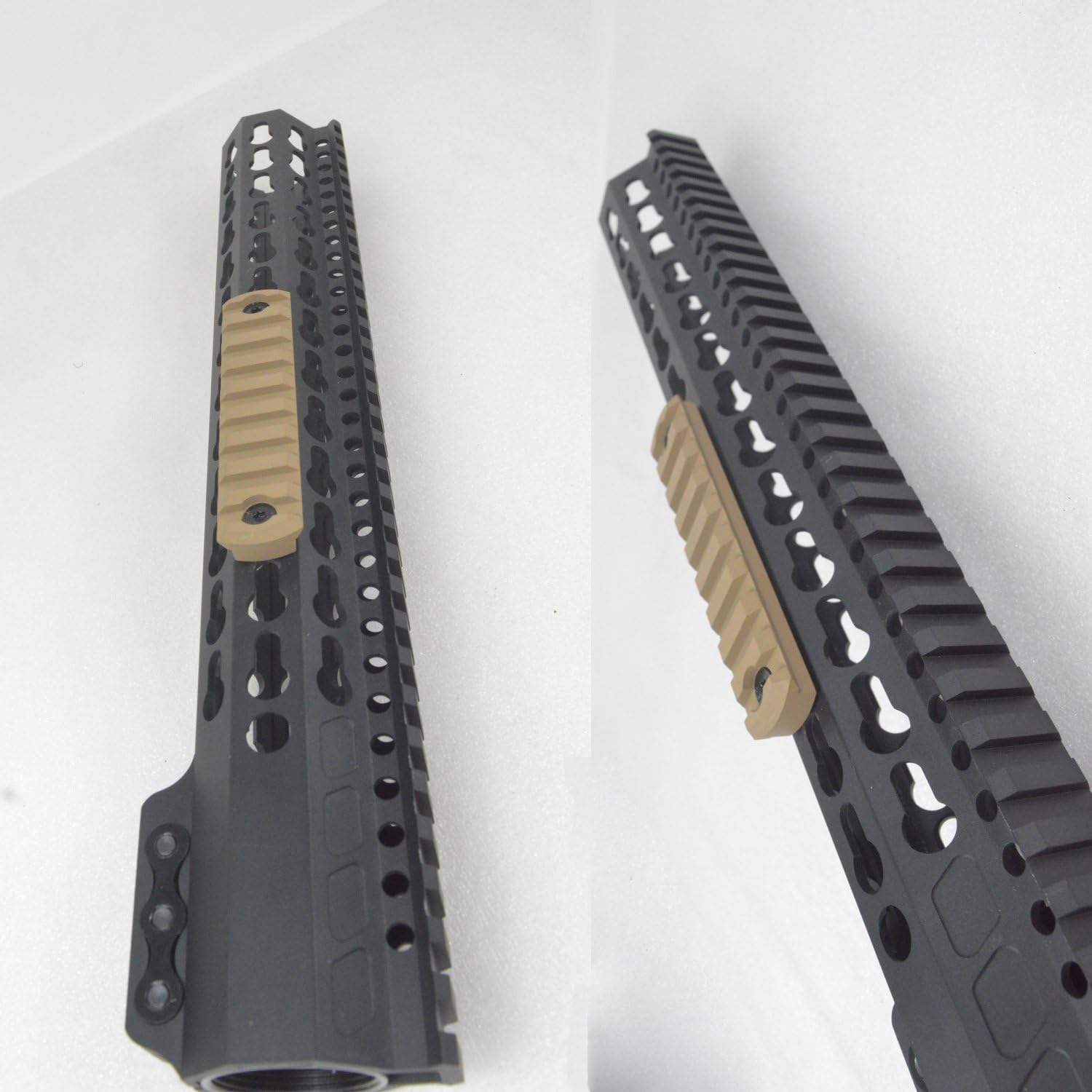 5, 7, 9, 11, 13 slot CNC Aluminum Picatinny/Weaver Section Rail Tan/FDE color : Sports & Outdoors