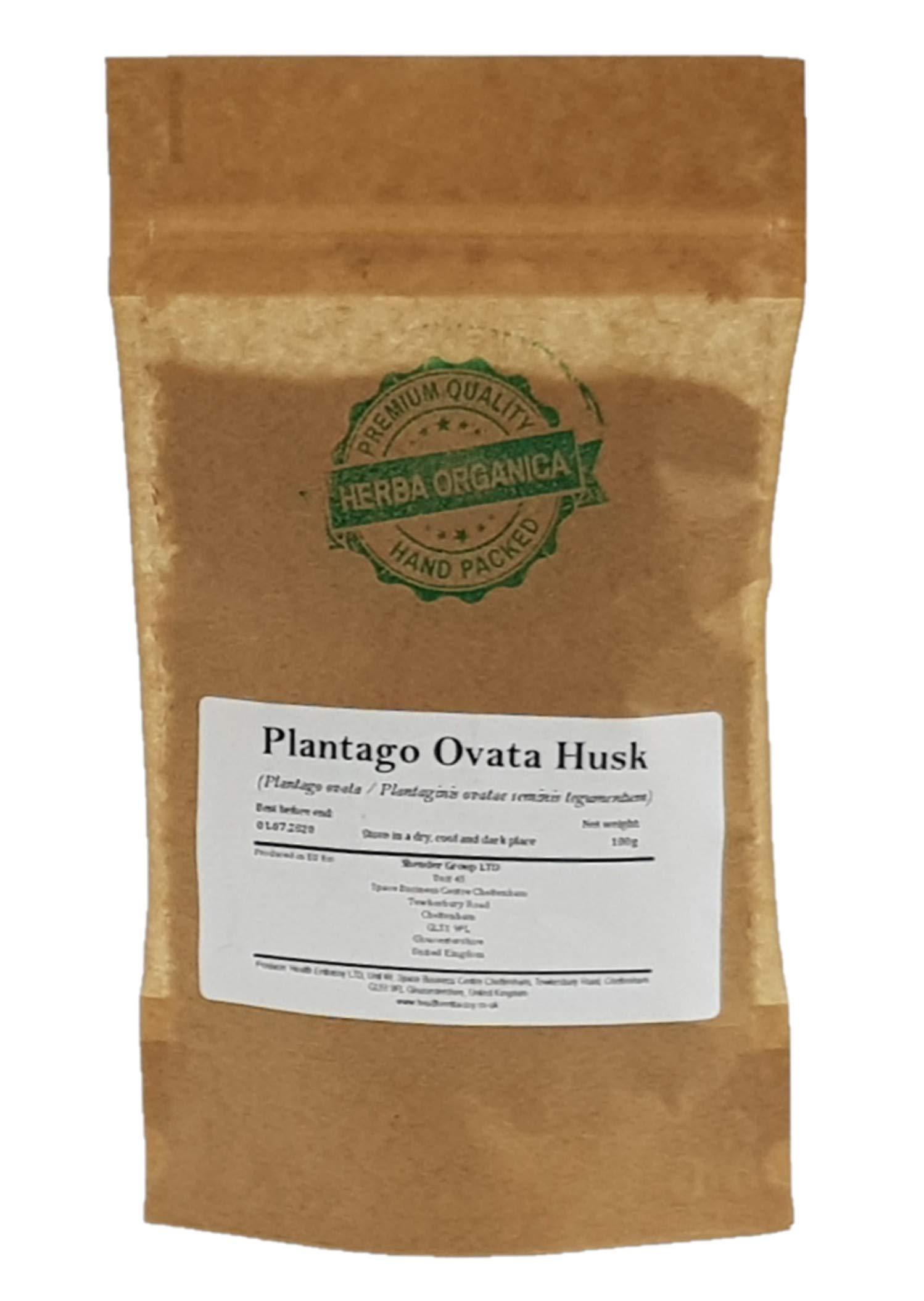 Herba Organica Plantago Ovata Husk - Plantaginis Ovatae Seminis Tegum (100g)