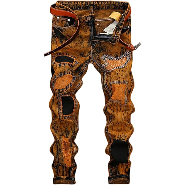 パンツ DIANTE EMBROIDERY DAMAGE DENIM Vintage 30's Indigo Denim Boro Patchwork Sashiko Repaired High