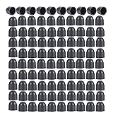 Plastic Nut and Bolt Protection Dome Cover, Black
