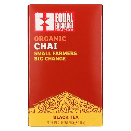Equal exchange chai teabags Organic 6x20 bgs (745998500094)