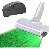 Vacuum Cleaner Dust Display LED Lamp for Shark Dust Detector Light, Green Light Illuminate Invisible Pet Hair Cat Dog Fur, Un