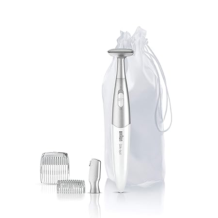 Braun Silk-épil Bikinitrimmer FG1100, mit 4 Extras, weiß