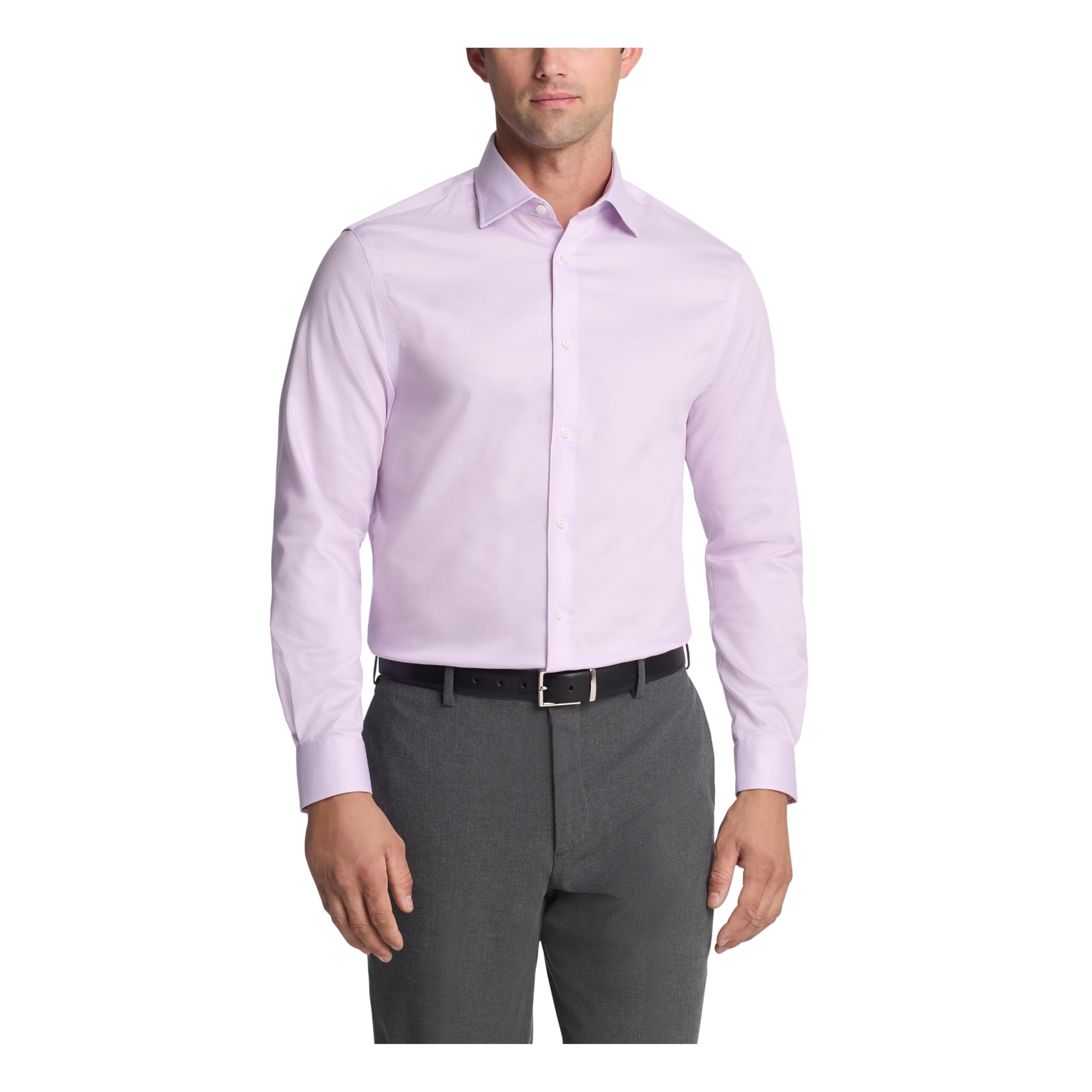 Michael Kors Men’s Dress Shirt Comfort Stretch Regular Fit, Pink