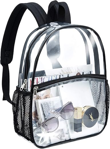 clear backpack men