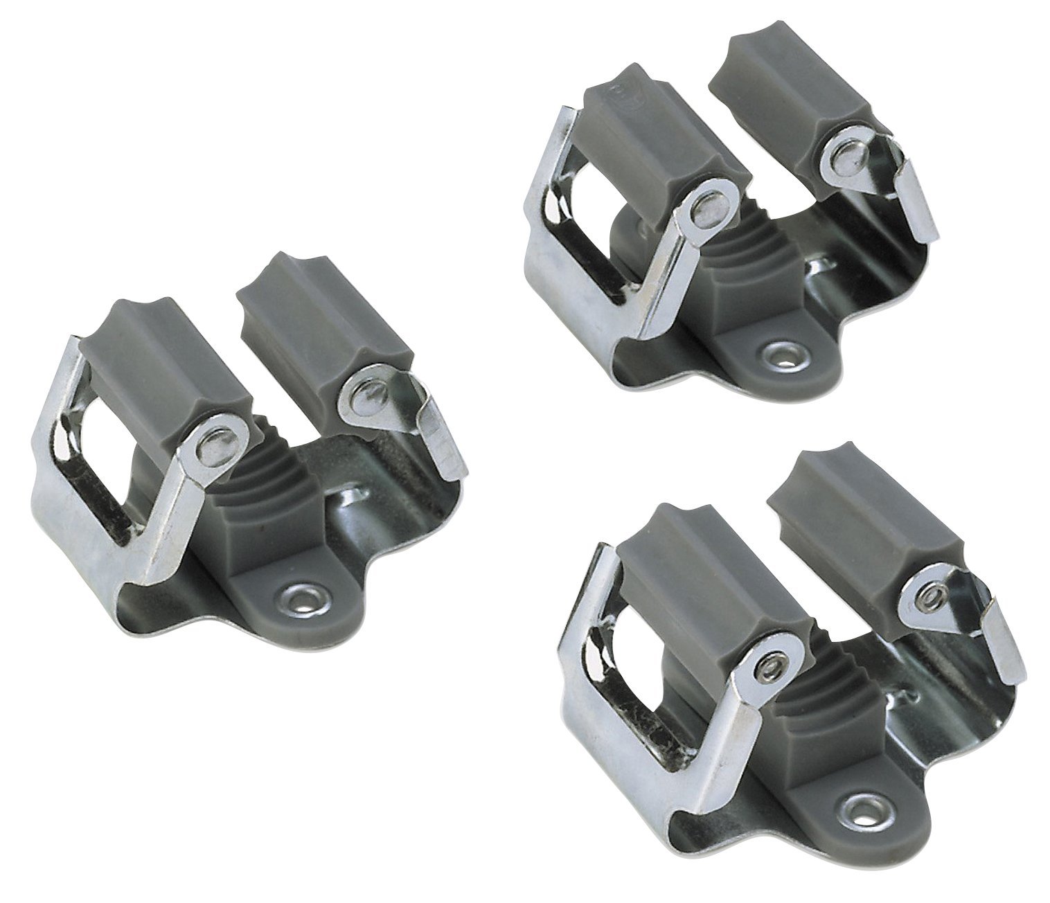 Meister Tool Holder – Pack of 3 Loose – High Quality Spring Steel – Easy Assembly/Wall Mount/Tool Holder/Garden Tool Holder/Quick Release/Klemmfix / 9952600