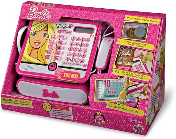 Amazon.es: BARBIE REGISTRATORE CASSA: Juguetes y juegos