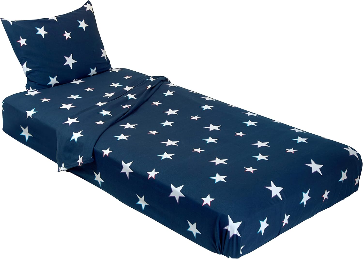 navy cot bed sheet