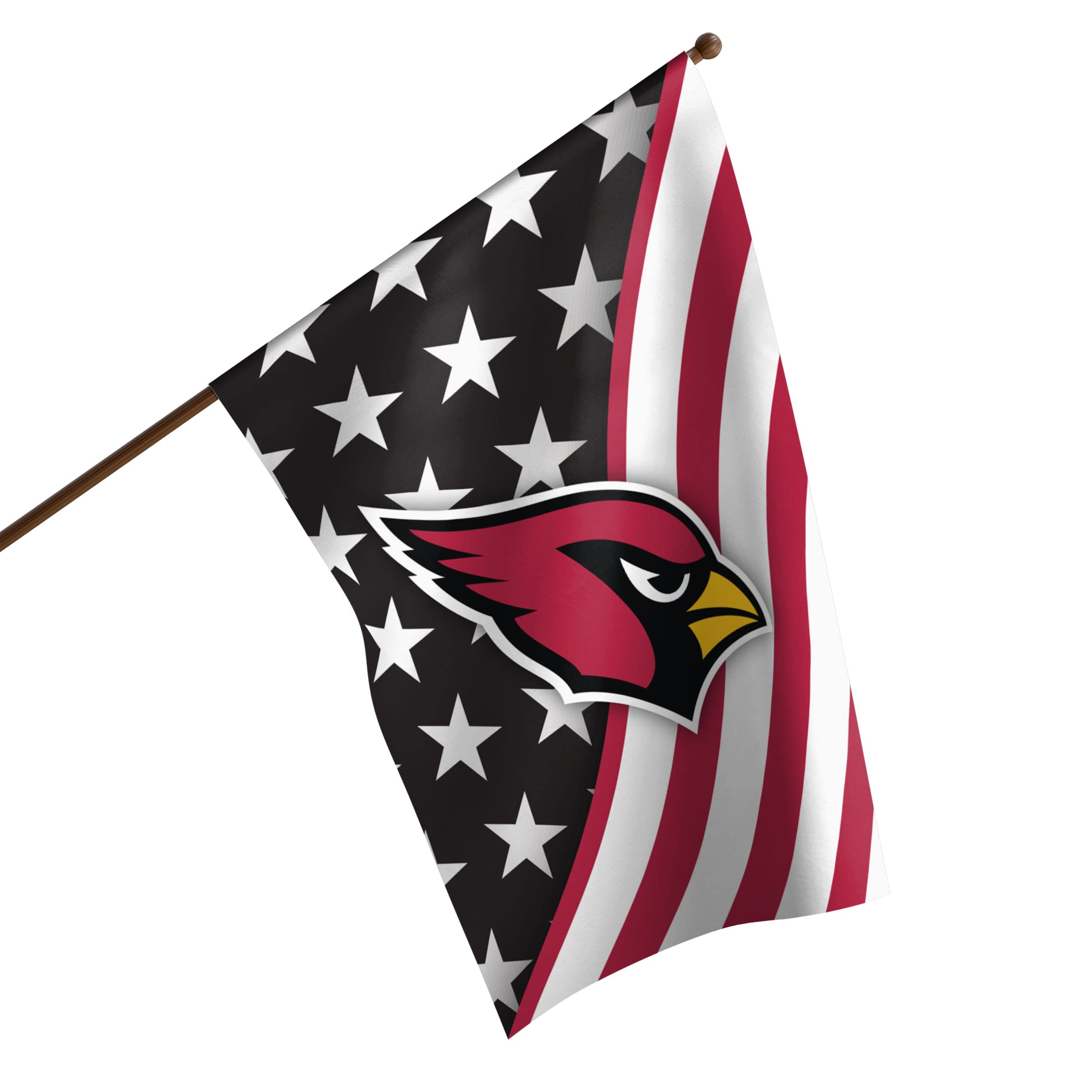 FOCO Arizona Cardinals NFL Americana Vertical Flag Image