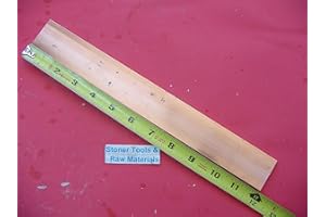 STONER METALS SKEMIX 1/4"x 1-1/2" C110 COPPER BAR 12" long Solid Flat Bar .25" Mill Bus Bar Stock H02