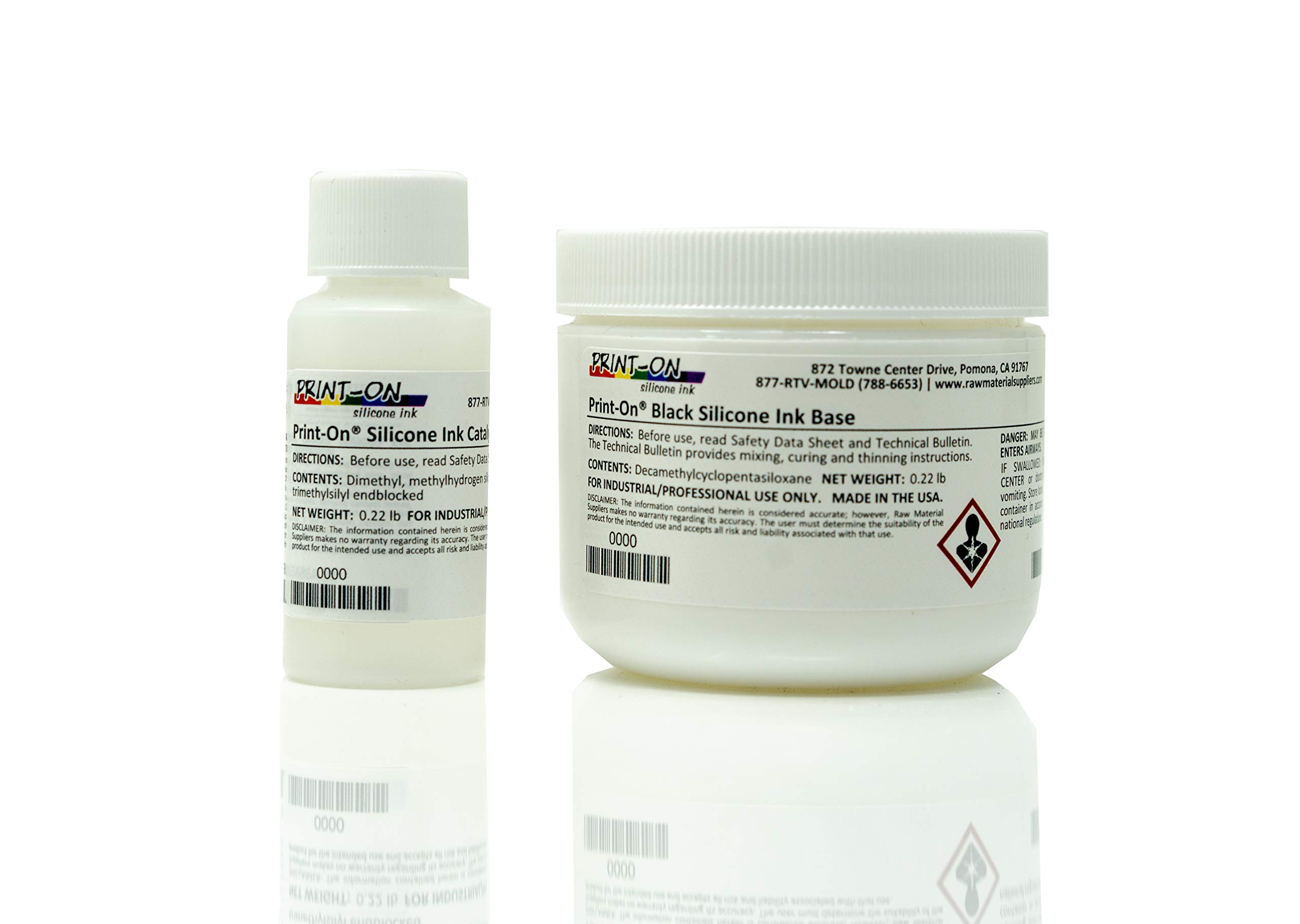 PrintOn Silicone Ink Black 110 gm kit Buy Online in United Arab