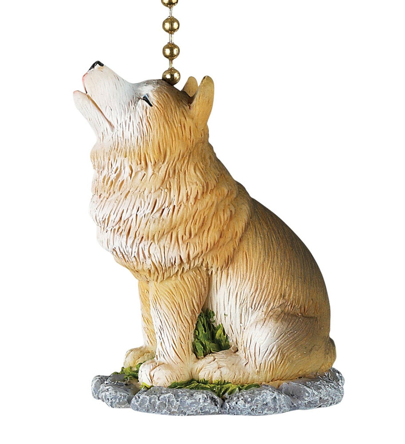 Howling Wolf Decorative Ceiling Fan Light