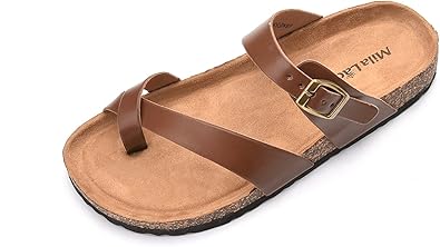 sole cork flip flops womens