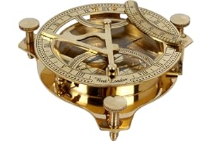 HANDCRAFTED TRADING CO. Brass Sundial Compasses