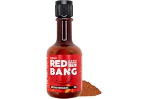 Yorit Red Bang Korean Premium Natural Gochugaru and Carolina Reaper Spicy Chili Seasoning Powder for Diverse Dishes - 55,457 Scoville Index, Extreme Spiciness, No Heartburn 요릿 레드뱅 (1.76 Ounce (Pack of 1))
