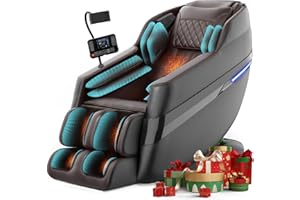 FURNIMAT 2026 Massage Chair Full Body, 3D SL-Track Zero Gravity Shiatsu Massage Chair Recliner with AI Control, Body Scan, Airbags, Heating, Foot Roller, Auto Modes, Bluetooth Speaker
