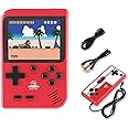 Emaas Handheld Game Console, Retro Mini Game with 400 Classic FC Games- 2.8-Inch Color Screen Support for Connecting TV & Two