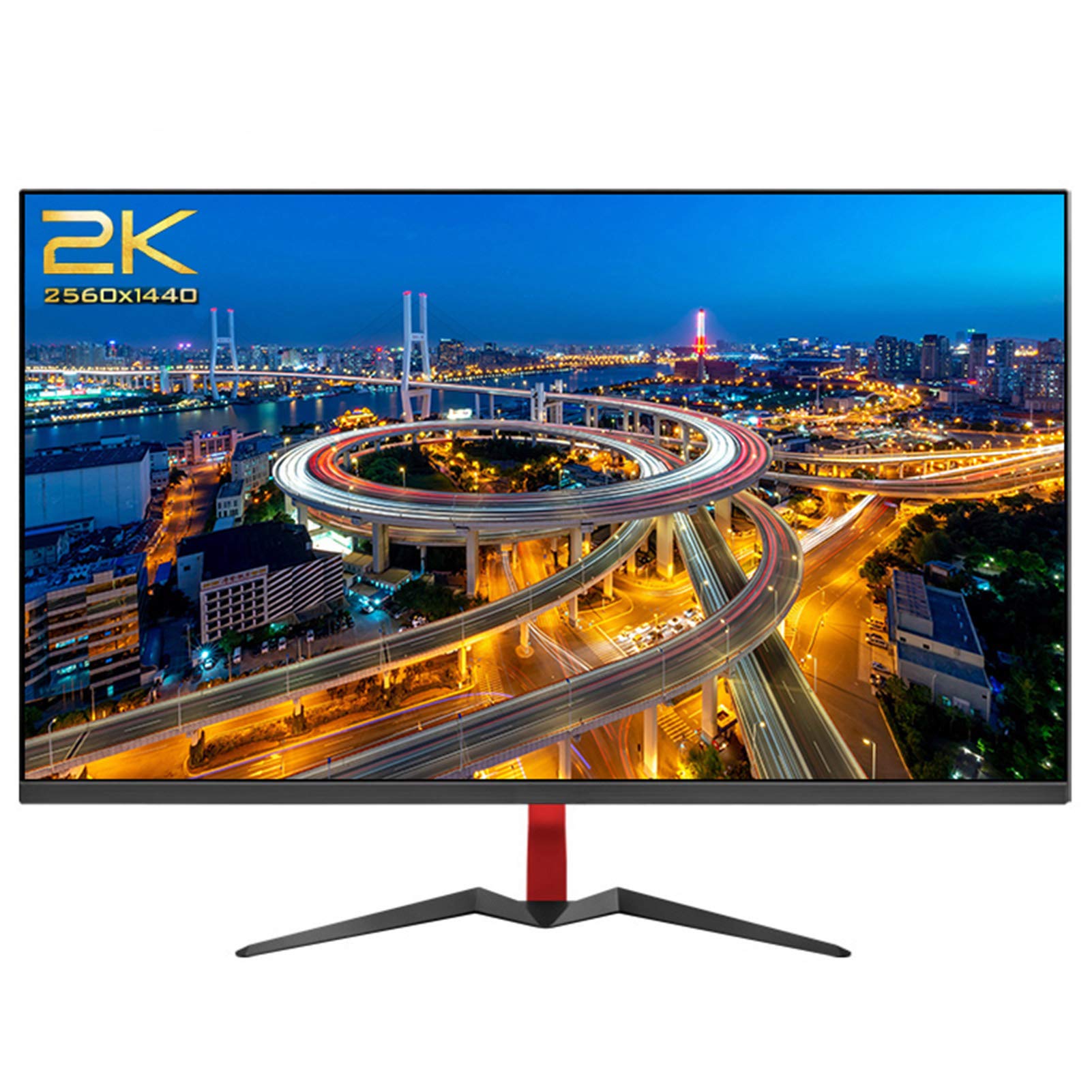 ZZYH 32 Inch IPS Full HD Monitor - (Dual Mode 2K/75HZ, 1K/144HZ), 2ms Response Time with HDMI, DP, U