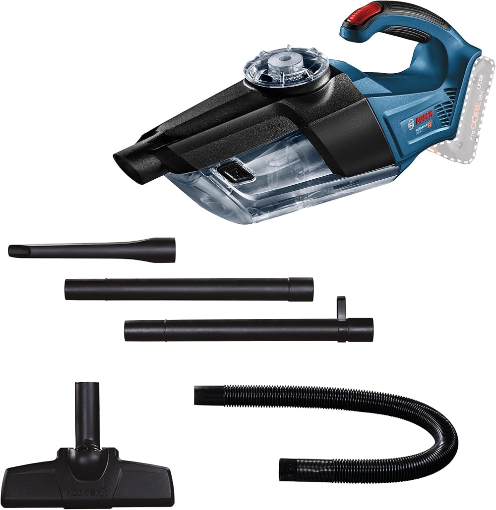 Bosch Professional 18V Cordless Handheld Vacuum GAS 18V-1 incl. attachments