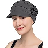 Hachapy Soft Newsboy Cap for Women Slip on Headwear Summer
