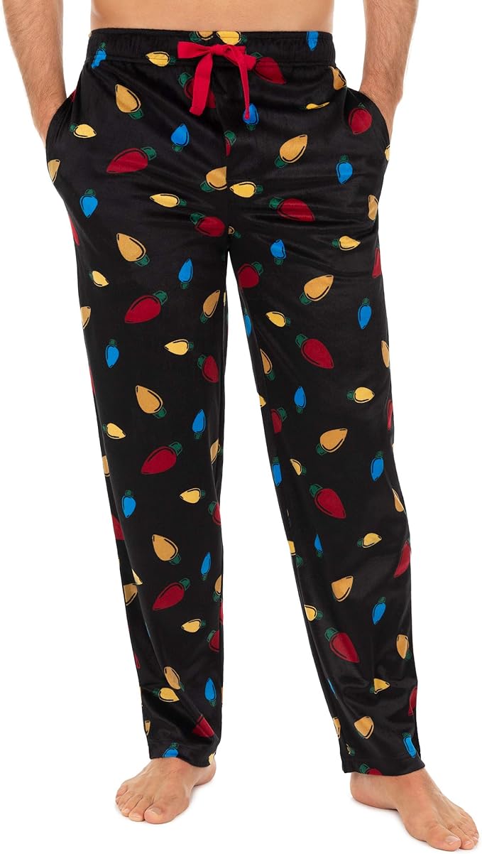 Varsity Men's Printed Holiday Fleece Sleepwear Pant at Amazon Men’s