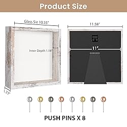 Califortree 11x11 Shadow Box Frame with Soft Linen