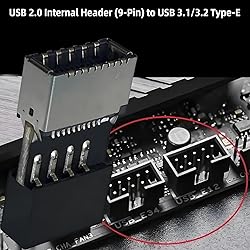 Bejavr USB 2.0 to USB 3.2 Gen 1 Header Adapter