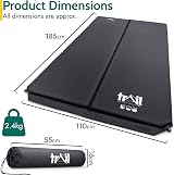Trail Outdoor Self-Inflating Double Camping Mat 186x110x2.5cm with Bag view 6