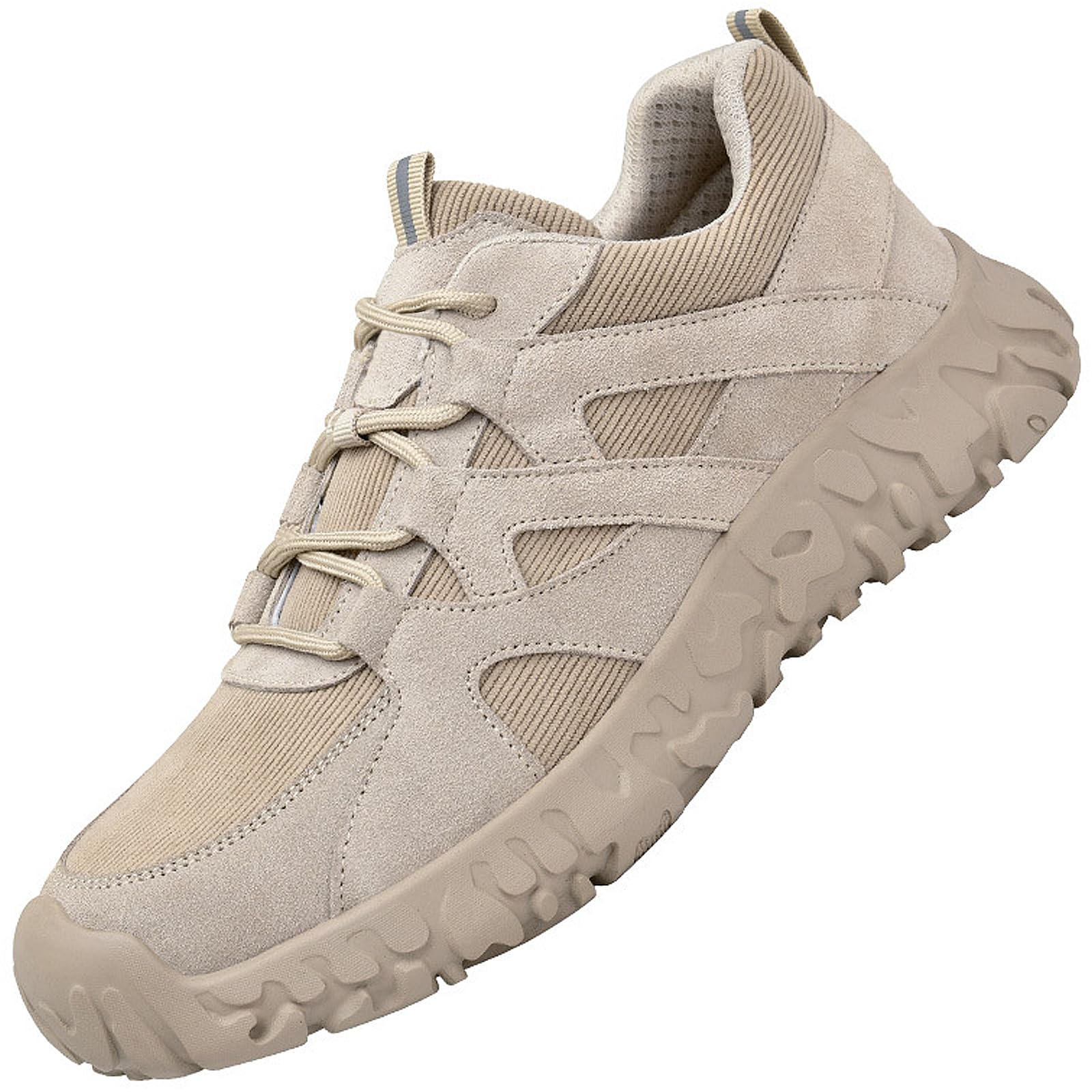 Photo 1 of PAMEILA Steel Toe Shoes for Women Non Slip Comfortable Lightweight Slip Resistant Safety Work Shoe Indestructible Construction Composite Khaki, 235