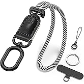 SURPHY Phone Wrist Strap, Keychain Wristlet, Phone Strap Charm with Tether Tab, Cellphone Lanyard Wrist, Key Chain for Women