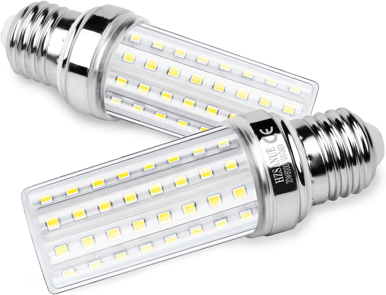 HZSANUE LED Corn Bulbs 20W, E27 Edison Screw Bulbs,2200Lm, 6000K Daylight White,150W Incandescent Bulbs Equivalent,Pack of 3 - Image 4