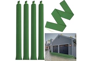 ADODOTOE Long Sandbags for Flooding, Flood Protection Flood Water Barrier Sandless Sandbags Tube Sandbags Flood Barrier for Home Garage Flooding Door (4, 6 inch, 6 Ft)